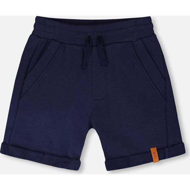 French Terry Shorts, Dark Blue