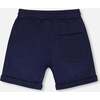 French Terry Shorts, Dark Blue - Shorts - 2