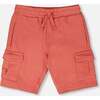French Terry Shorts, Brick - Shorts - 1 - thumbnail