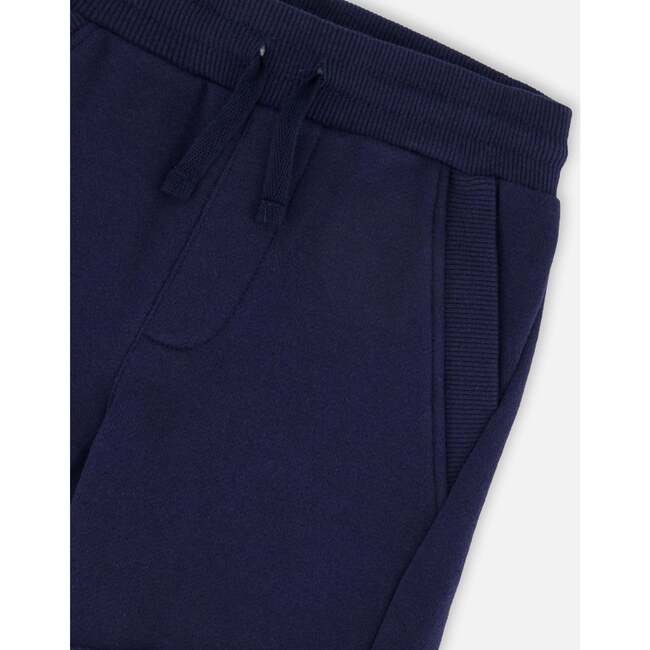 French Terry Shorts, Dark Blue - Shorts - 3