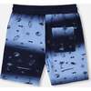 French Terry Shorts, Blue Gradient - Shorts - 3