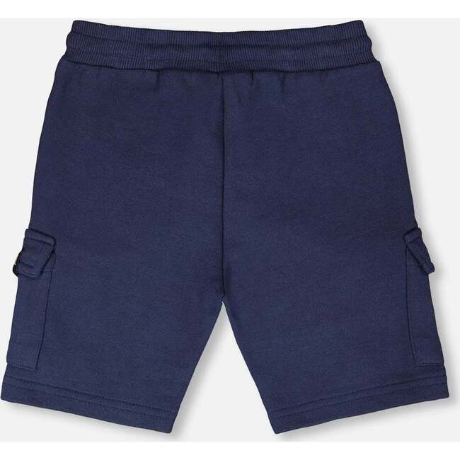 French Terry Shorts, Blue - Shorts - 4