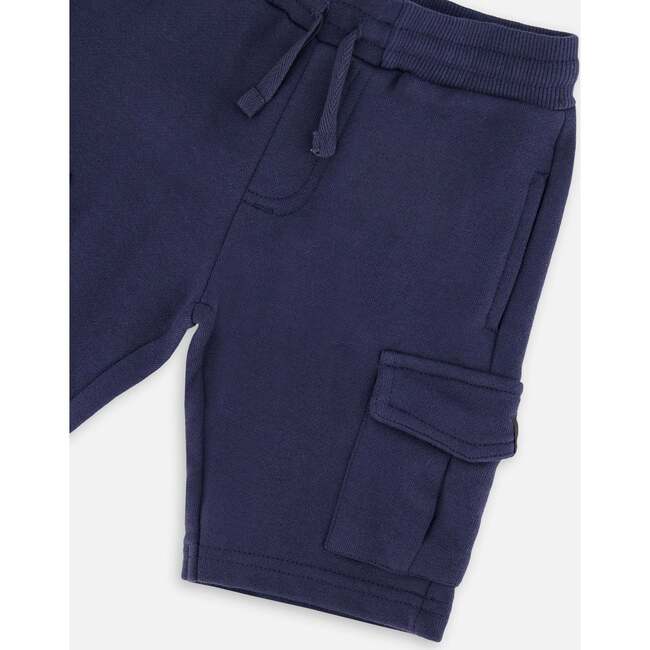 French Terry Shorts, Blue - Shorts - 5