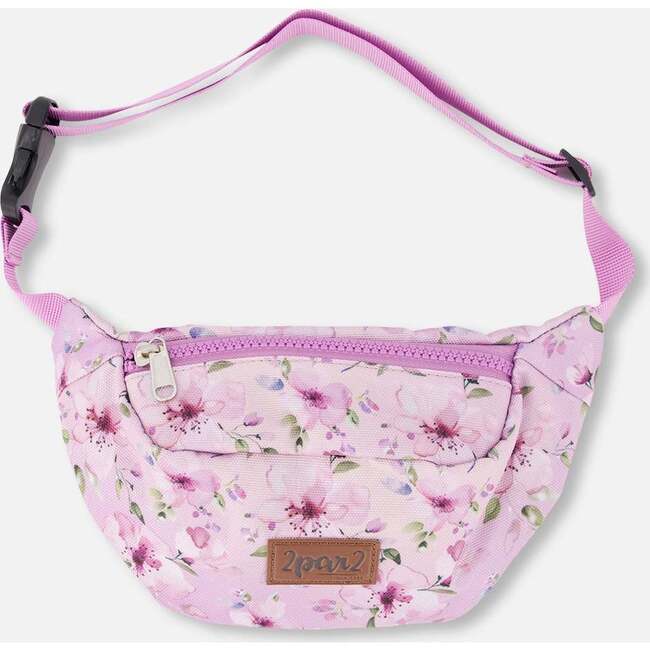Fanny Pack, Purple Floral Print