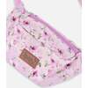 Fanny Pack, Purple Floral Print - Bags - 3