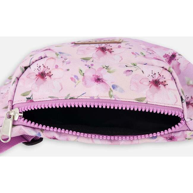 Fanny Pack, Purple Floral Print - Bags - 4