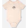 Evolutive Organic Cotton Jersey Onesie, Peach - Onesies - 2
