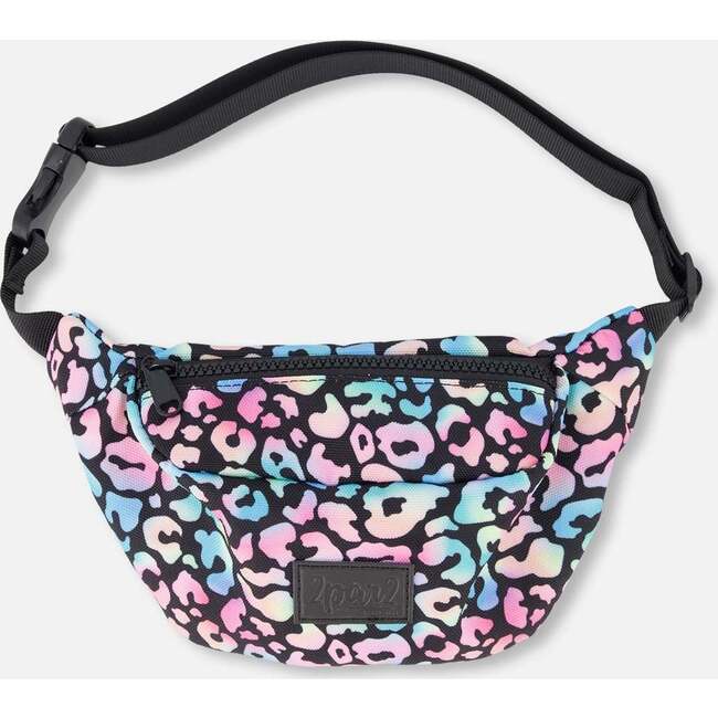 Fanny Pack, Black Animal Print