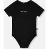 Evolutive Organic Cotton Jersey Onesie, Zebra Black - Onesies - 2