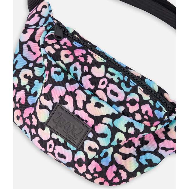 Fanny Pack, Black Animal Print