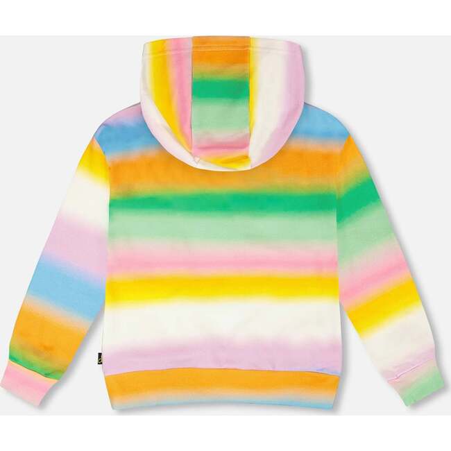 French Terry Zip Front Hoodie, Multicolor - Sweatshirts - 3