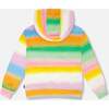 French Terry Zip Front Hoodie, Multicolor - Sweatshirts - 3 - thumbnail