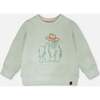 French Terry Sweatshirt, Mint Green - Sweatshirts - 1 - thumbnail