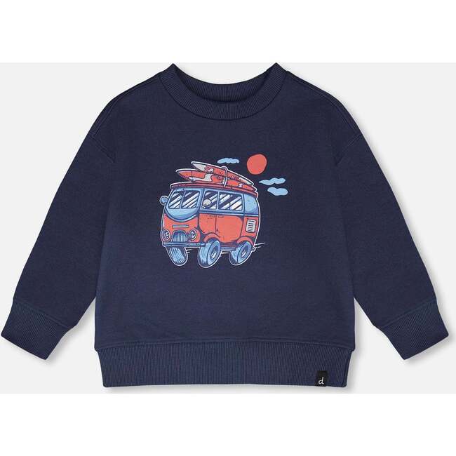 French Terry Sweatshirt, Blue