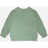 French Terry Sweatshirt, Light Green - Sweatshirts - 4