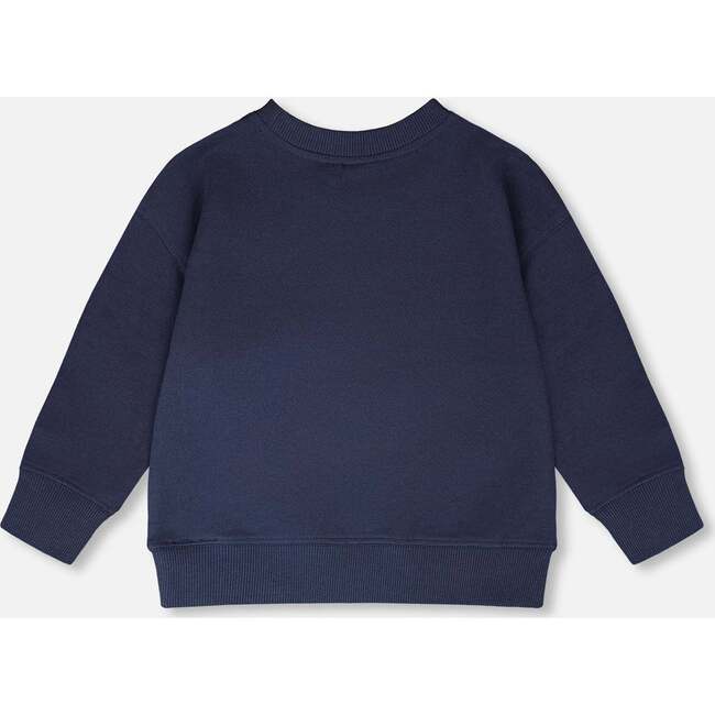French Terry Sweatshirt, Blue - Sweatshirts - 3