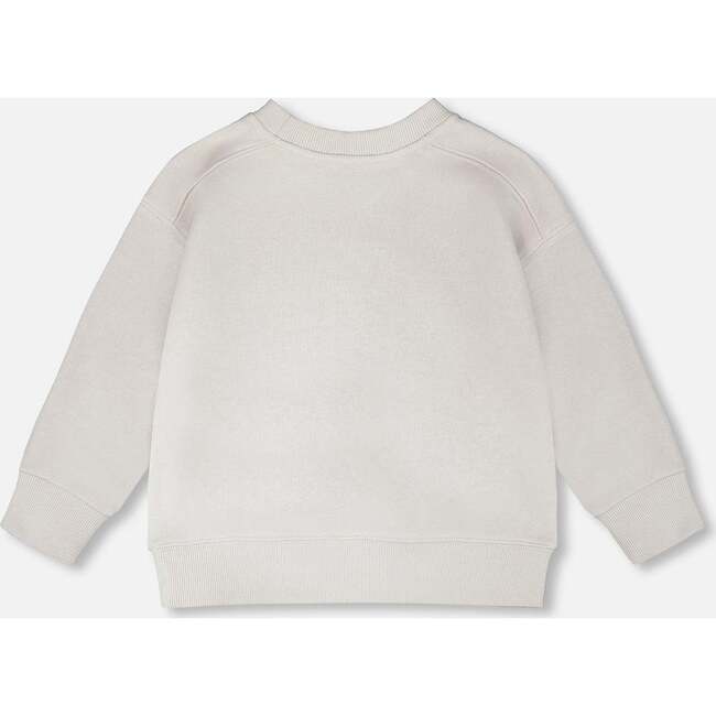 French Terry Sweatshirt, Pale Grey - Sweatshirts - 5
