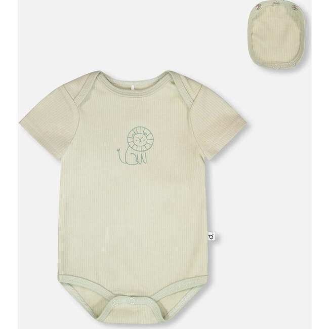 Evolutive Jersey Onesie, Sage Green