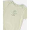 Evolutive Jersey Onesie, Sage Green - Onesies - 4