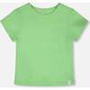 Crinkle Jersey T-Shirt, Mint Green - T-Shirts - 1 - thumbnail