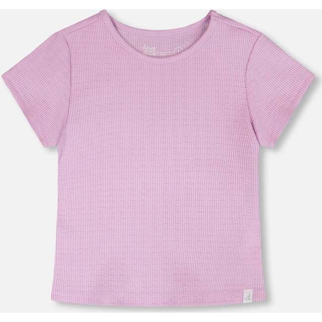 Crinkle Jersey T-Shirt, Lilac