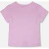 Crinkle Jersey T-Shirt, Lilac - T-Shirts - 3