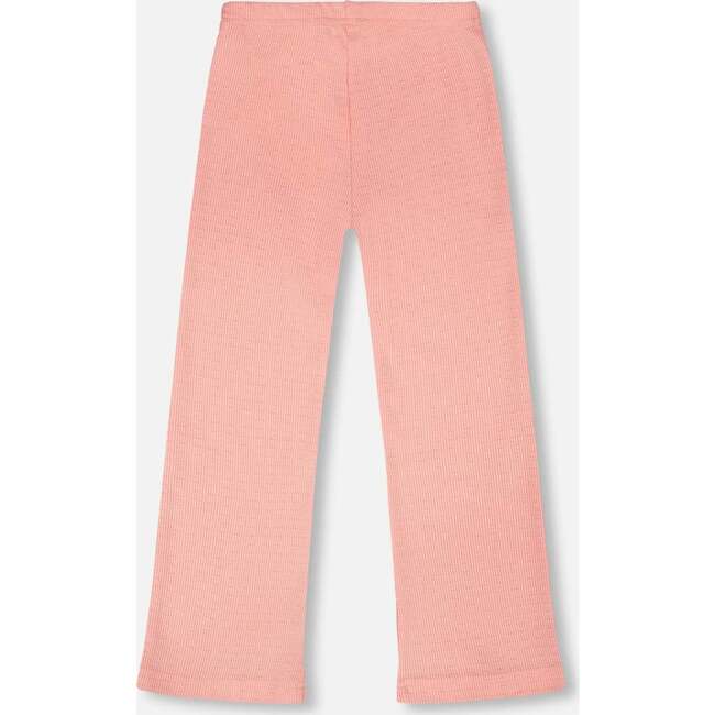 Crinkle Jersey Leggings, Peach Pink - Leggings - 3