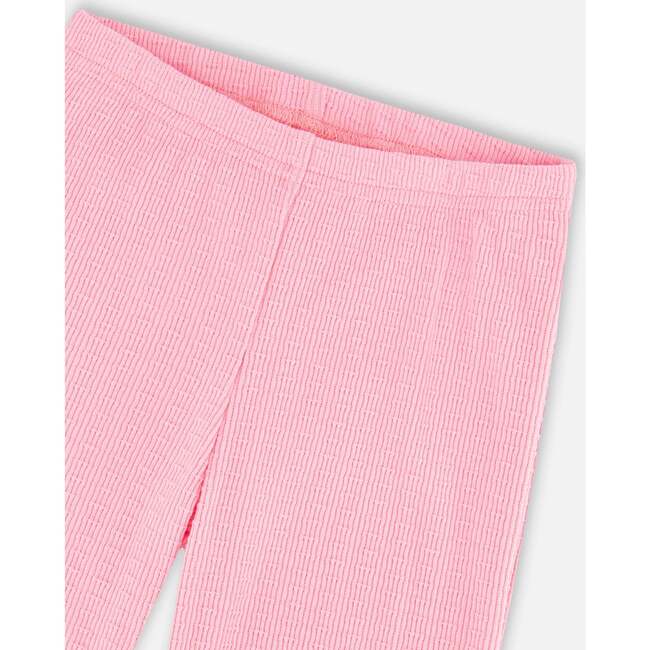 Crinkle Jersey Leggings, Pink - Leggings - 4