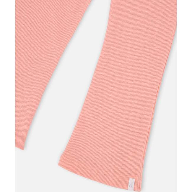 Crinkle Jersey Leggings, Peach Pink - Leggings - 5