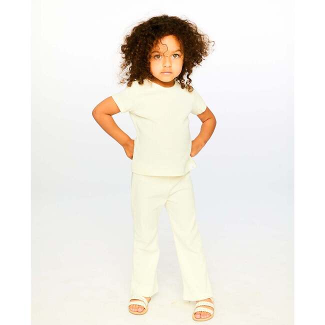 Crinkle Jersey Leggings, Off-White