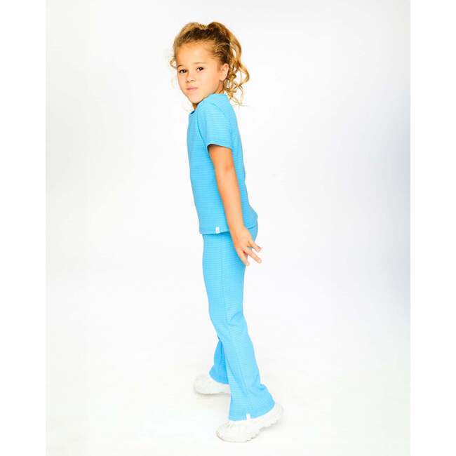 Crinkle Jersey Leggings, Blue
