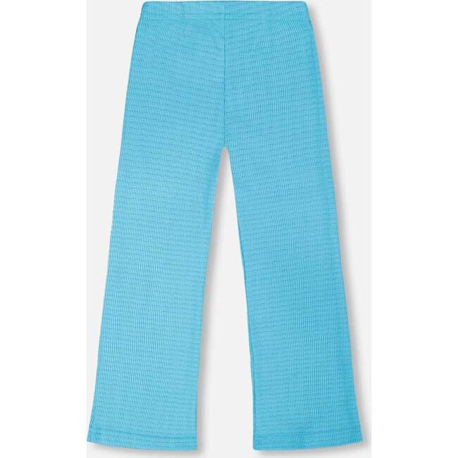 Crinkle Jersey Leggings, Blue - Leggings - 3