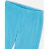 Crinkle Jersey Leggings, Blue - Leggings - 4