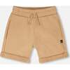 French Terry Shorts, Beige - Shorts - 1 - thumbnail
