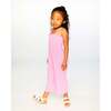 Crinkle Jersey Jumpsuit With Smocking, Pink - Jumpsuits - 2