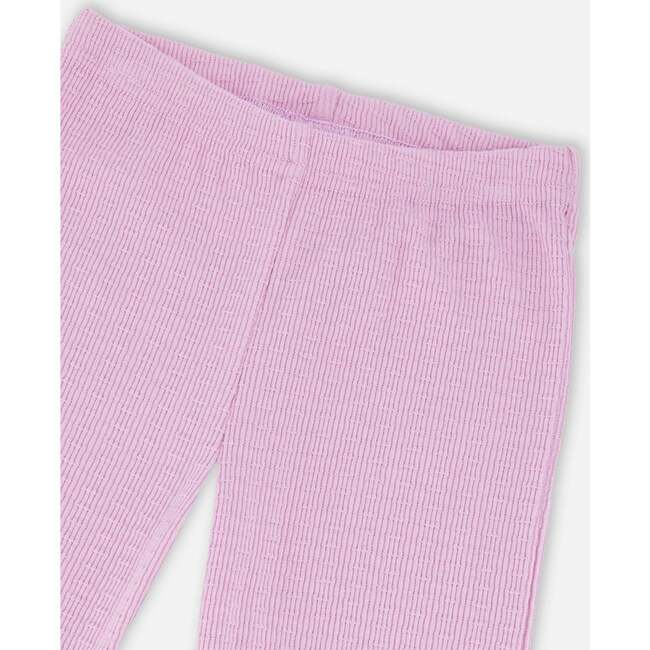 Crinkle Jersey Leggings, Lilac - Leggings - 4