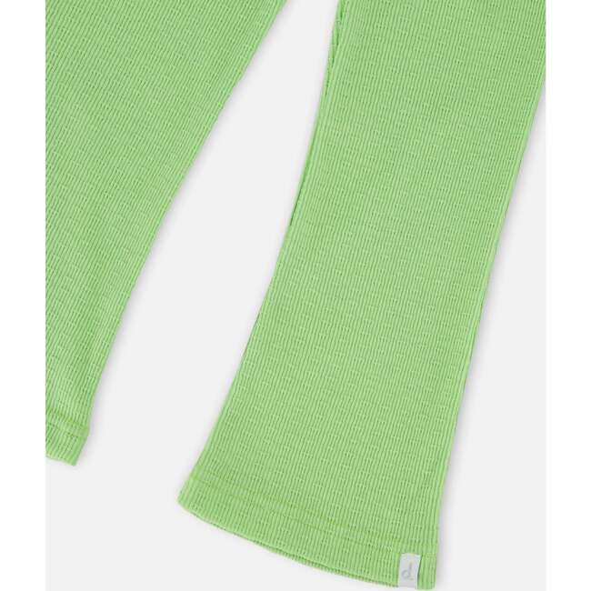 Crinkle Jersey Leggings, Mint Green - Leggings - 5