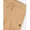 French Terry Shorts, Beige - Shorts - 5 - thumbnail
