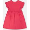 Cotton Rib Dress, Pink - Dresses - 1 - thumbnail