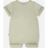 Cotton Rib Romper, Sage Green - Rompers - 3