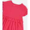 Cotton Rib Dress, Pink - Dresses - 3 - thumbnail