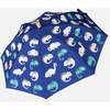 Color-Changing Umbrella, Blue Chameleon Print - Umbrellas - 1 - thumbnail