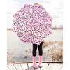 Color-Changing Umbrella Pink Hearts Print, Rose Printed With Hearts - Umbrellas - 3