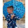 Color-Changing Umbrella, Blue Chameleon Print - Umbrellas - 2