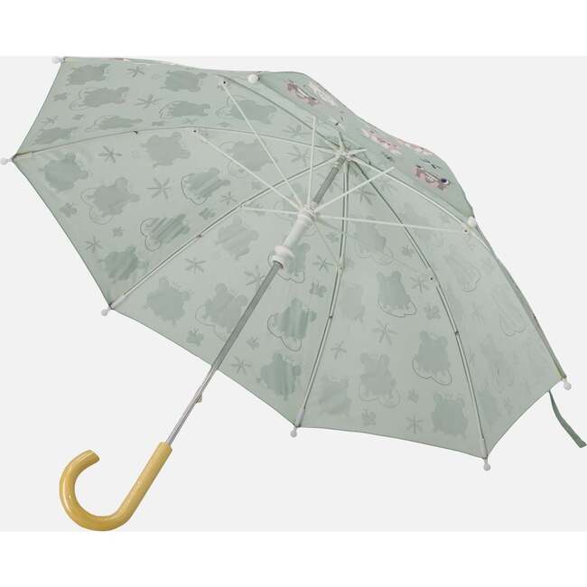 Color-Changing Umbrella Green Frog Print, Green With Frog Print - Umbrellas - 3