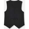 Elegant Vest, Black - Vests - 2 - thumbnail