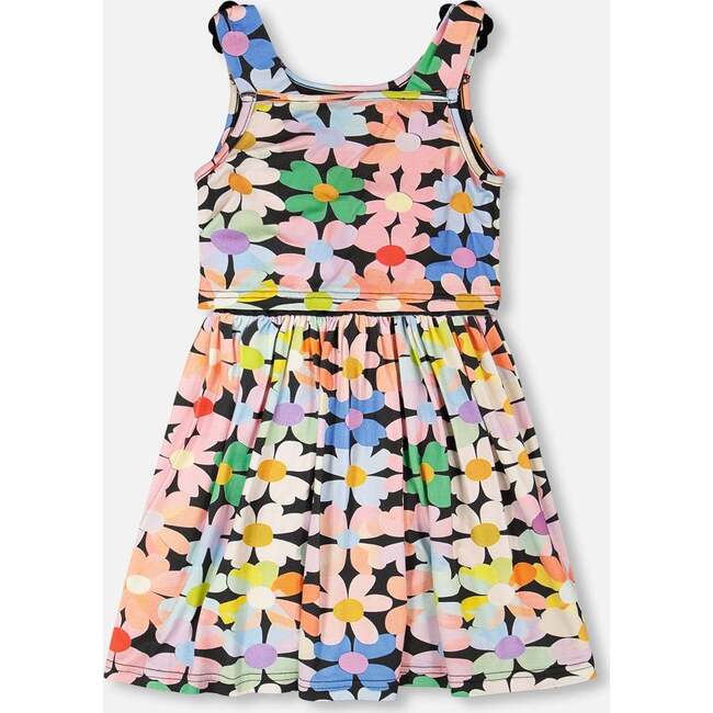 Dress, Black Floral Print - Dresses - 3