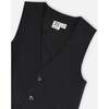 Elegant Vest, Black - Vests - 3 - thumbnail