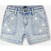 Denim Shorts, Light Blue Denim - Shorts - 1 - thumbnail