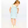Denim Overall Dress, Light Blue Denim - Dresses - 2